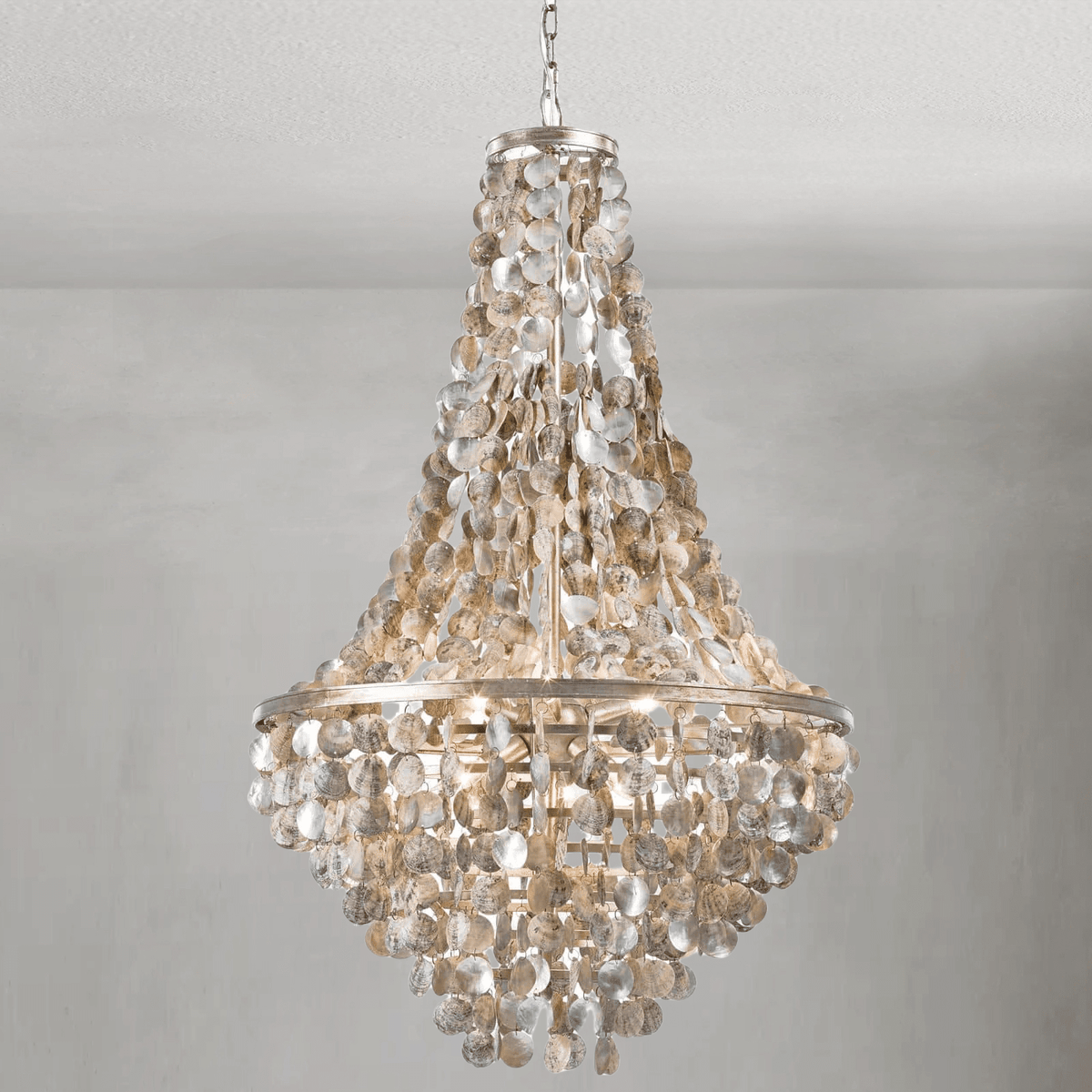 Pearl Seashell Pendant Light - Zelno Lighting