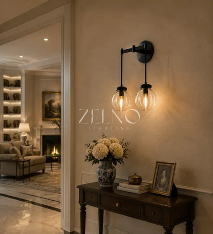 Pearly Double Sconce - Zelno