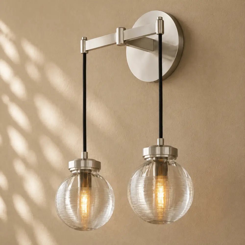 Pearly Double Sconce - Zelno