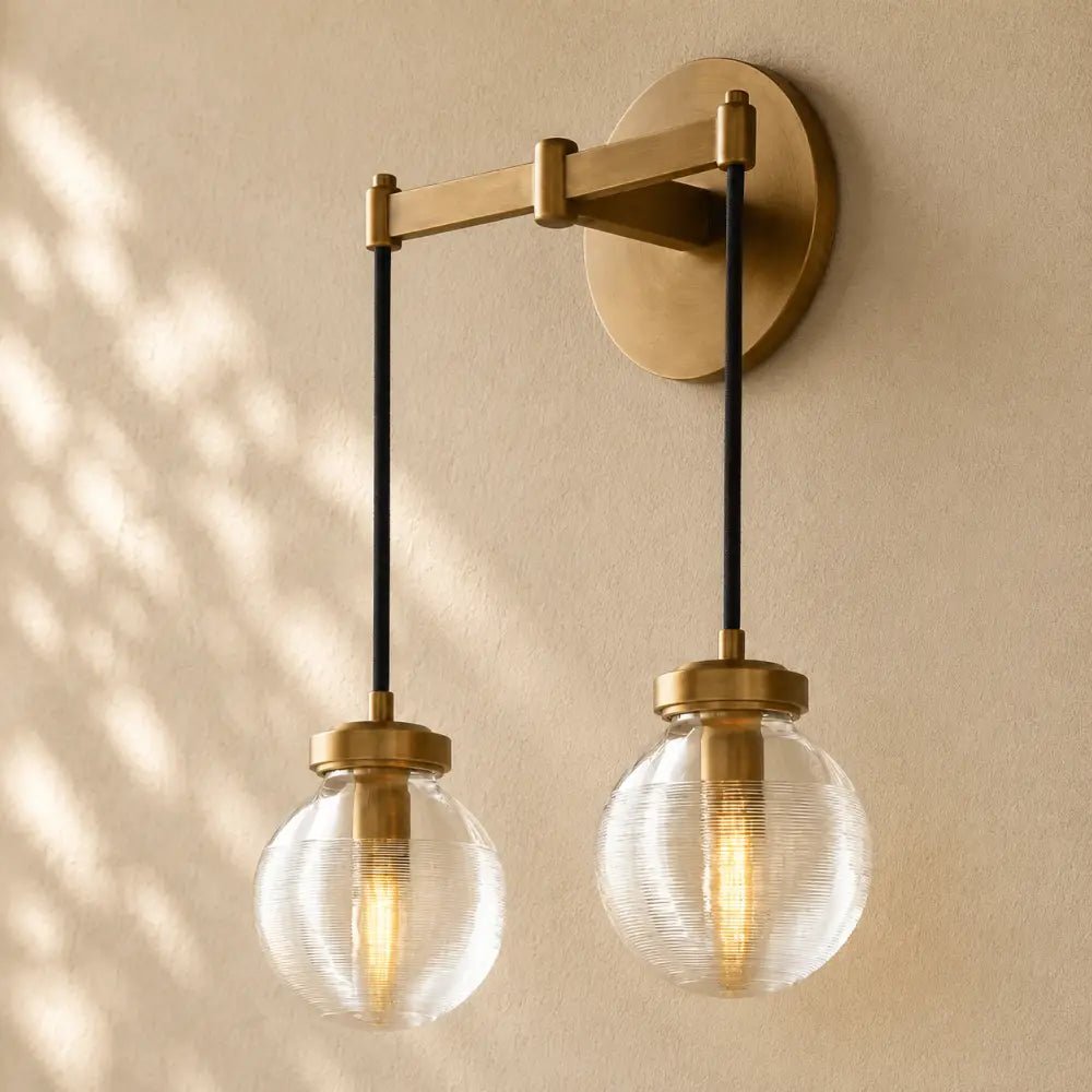 Pearly Double Sconce - Zelno