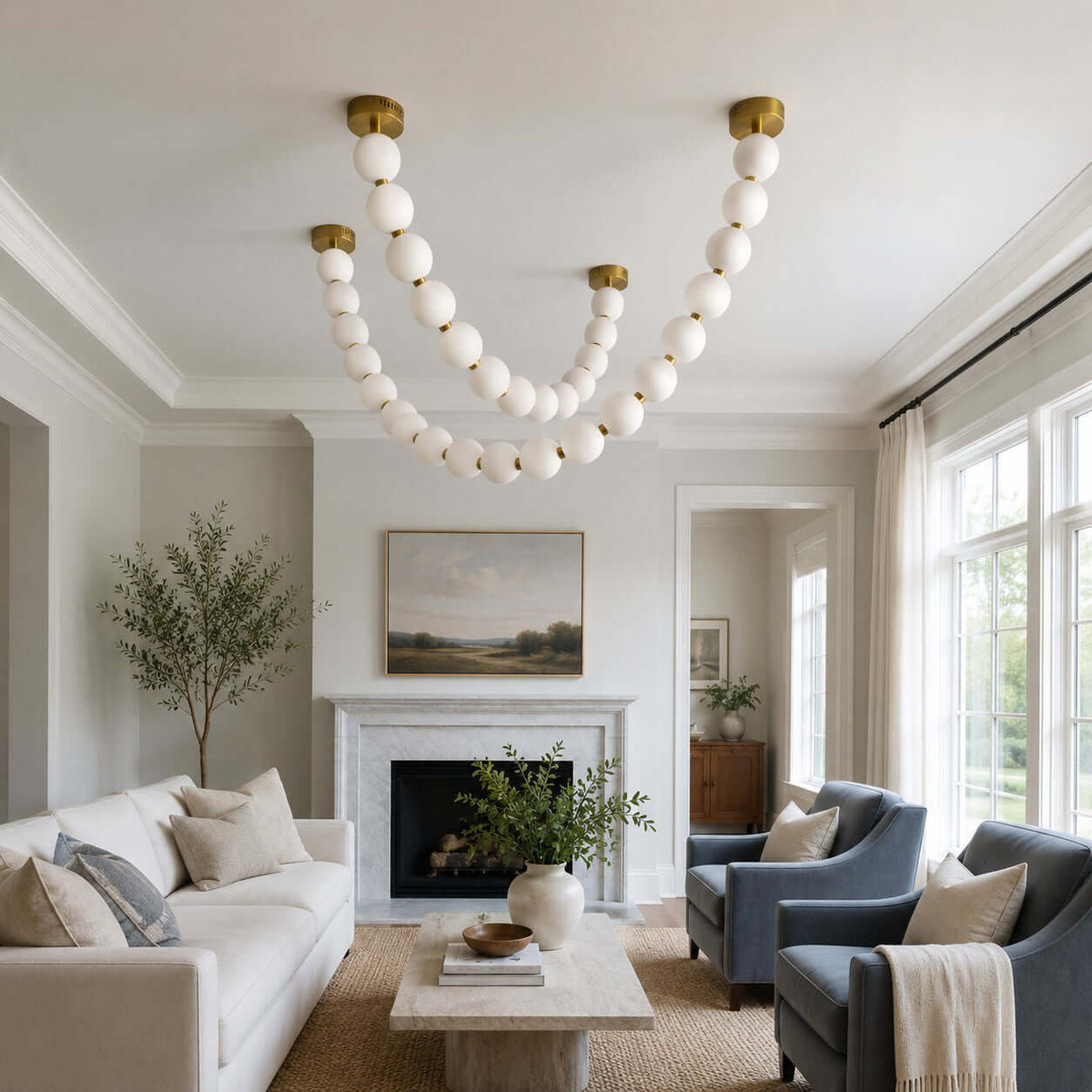 Perlina Necklace Combination Chandelier - zelnolighting