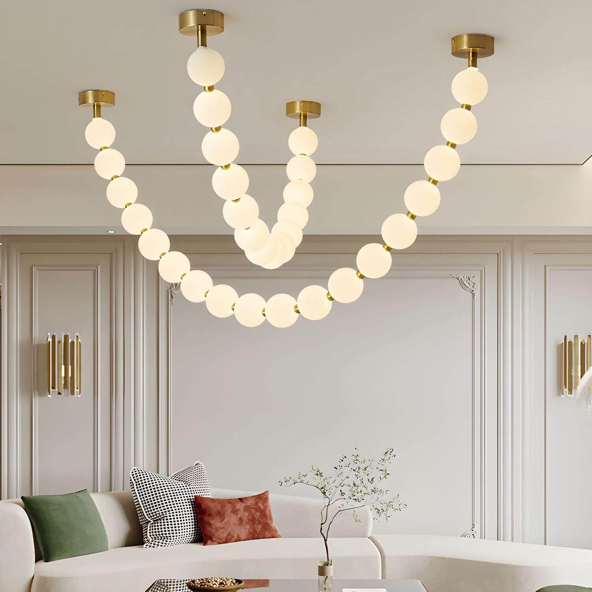 Perlina Necklace Combination Chandelier - zelnolighting