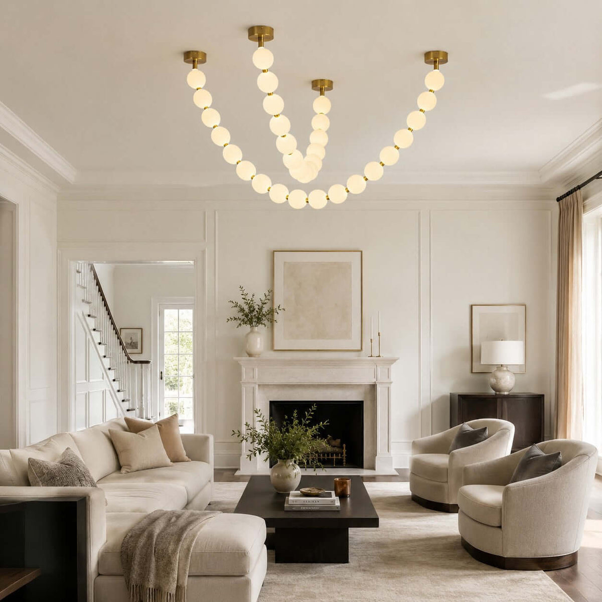 Perlina Necklace Combination Chandelier - zelnolighting