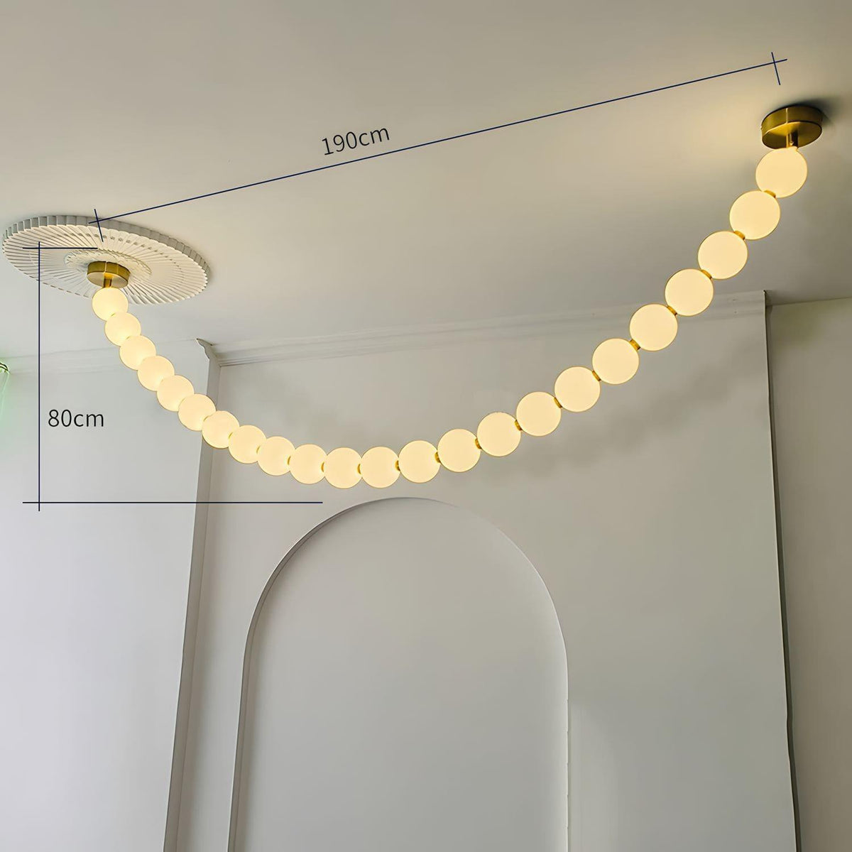 Perlina Necklace Combination Chandelier - zelnolighting