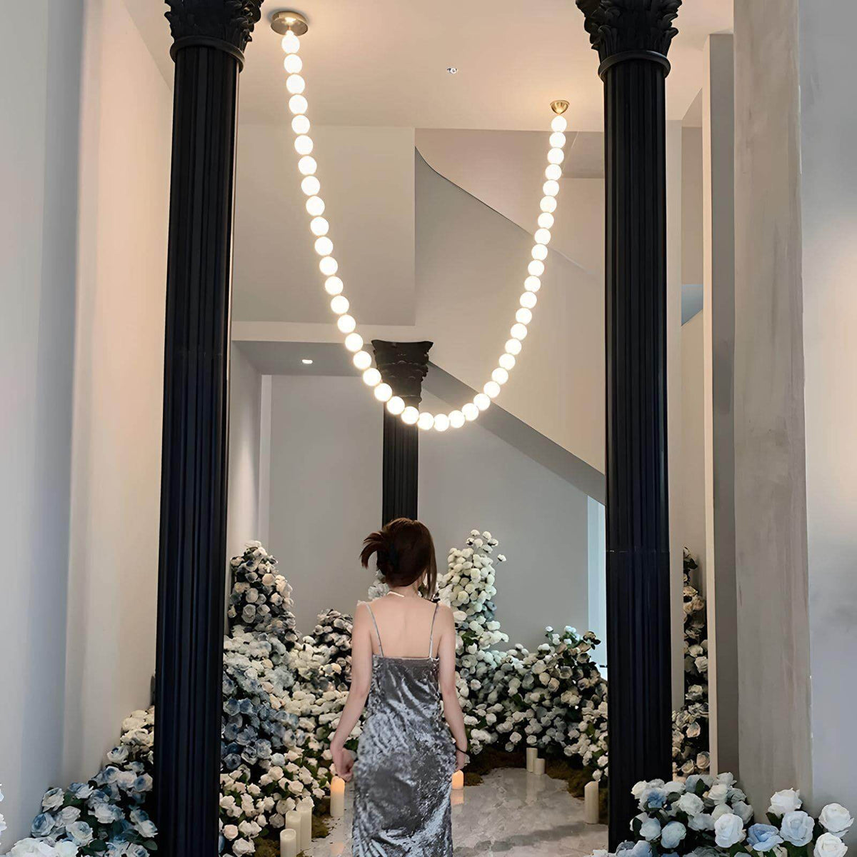 Perlina Necklace Combination Chandelier - zelnolighting