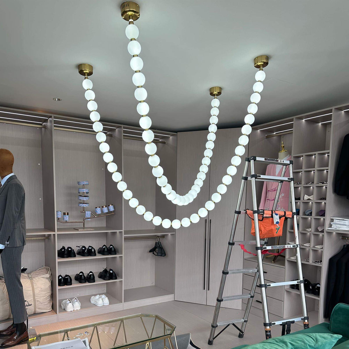 Perlina Necklace Combination Chandelier - zelnolighting