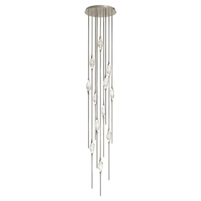 Pezzo Crystal Chandelier 21"H - Zelno Lighting