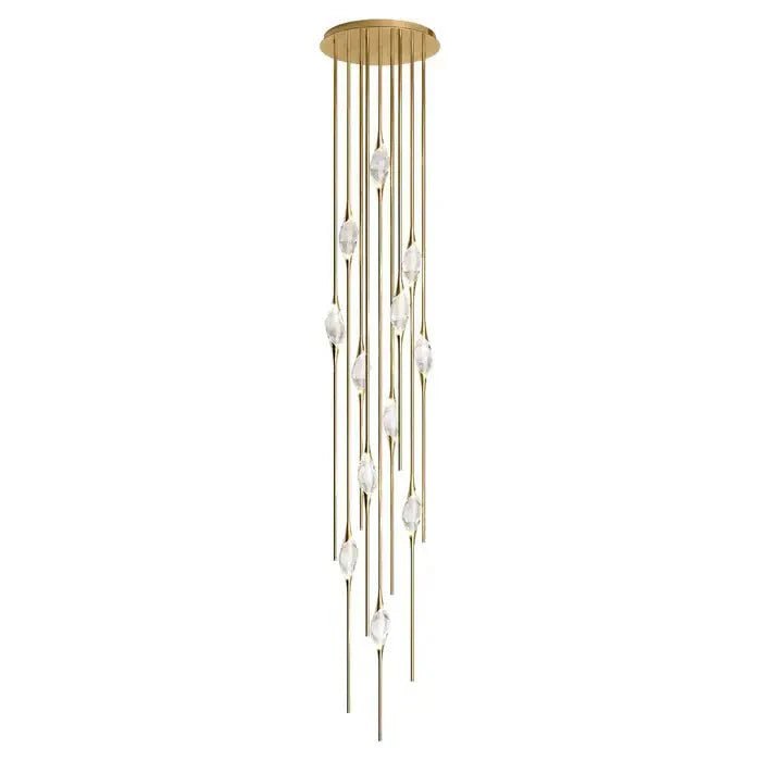 Pezzo Crystal Chandelier 21"H - Zelno Lighting