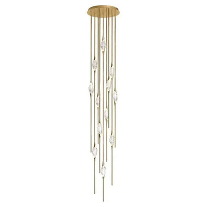 Pezzo Crystal Chandelier 21"H - Zelno Lighting