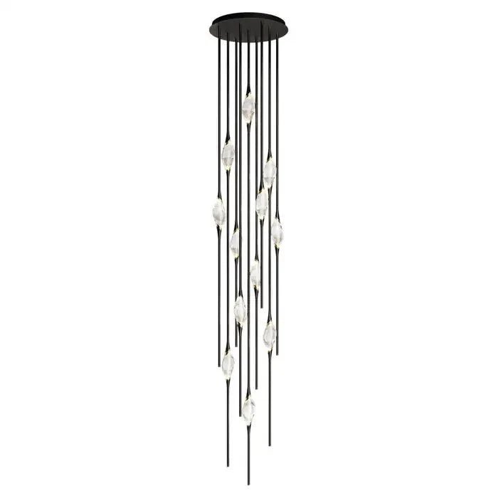 Pezzo Crystal Chandelier 21"H - Zelno Lighting