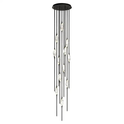 Pezzo Crystal Chandelier 21"H - Zelno Lighting