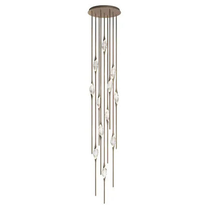 Pezzo Crystal Chandelier 21"H - Zelno Lighting