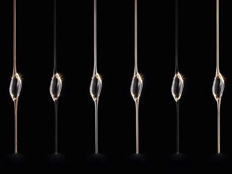 Pezzo Crystal Linear Chandelier 51" 59" - Zelno Lighting