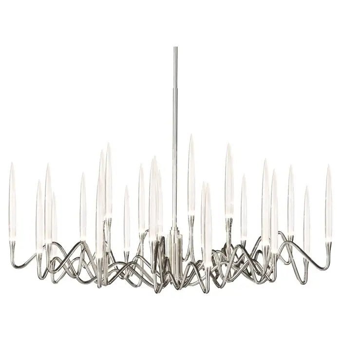 Pezzo Crystal Round Chandelier D33'' 47'' 55'' - Zelno Lighting