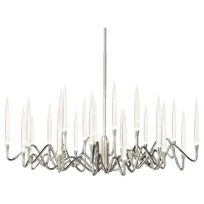 Pezzo Crystal Round Chandelier D33'' 47'' 55'' - Zelno Lighting