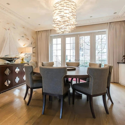 Porcelain Fish Shaped Dining Table Chandelier - Zelno Lighting