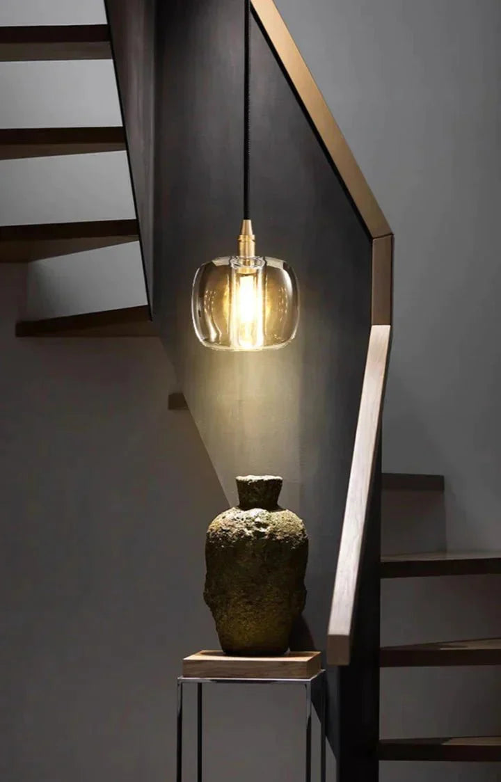Post - modern Extra - long Pendant Light Fixtures for Staircase/High - ceiling Space/Foyer - zelnolighting
