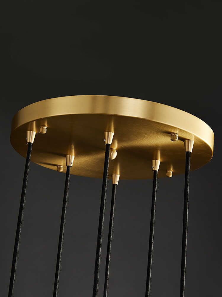 Post - modern Extra - long Pendant Light Fixtures for Staircase/High - ceiling Space/Foyer - zelnolighting
