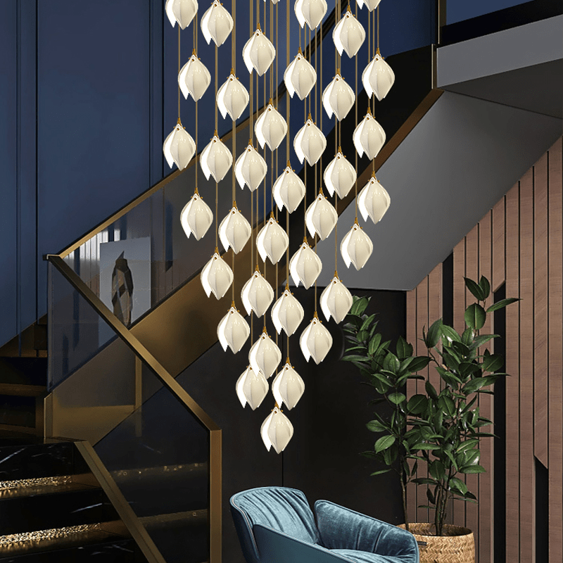 Postmodern Ceramic Branch Chandelier - Zelno Lighting