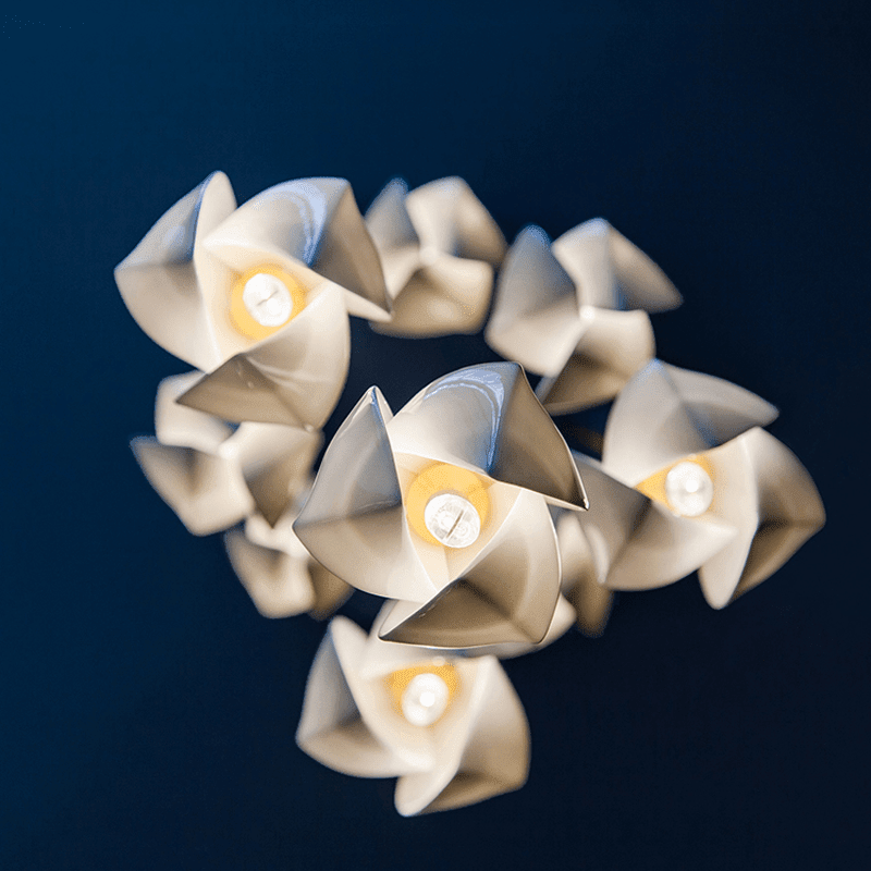 Postmodern Ceramic Branch Chandelier - Zelno Lighting
