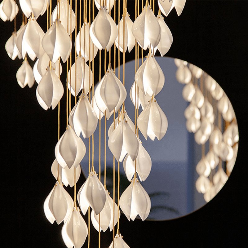 Postmodern Ceramic Branch Chandelier - Zelno Lighting