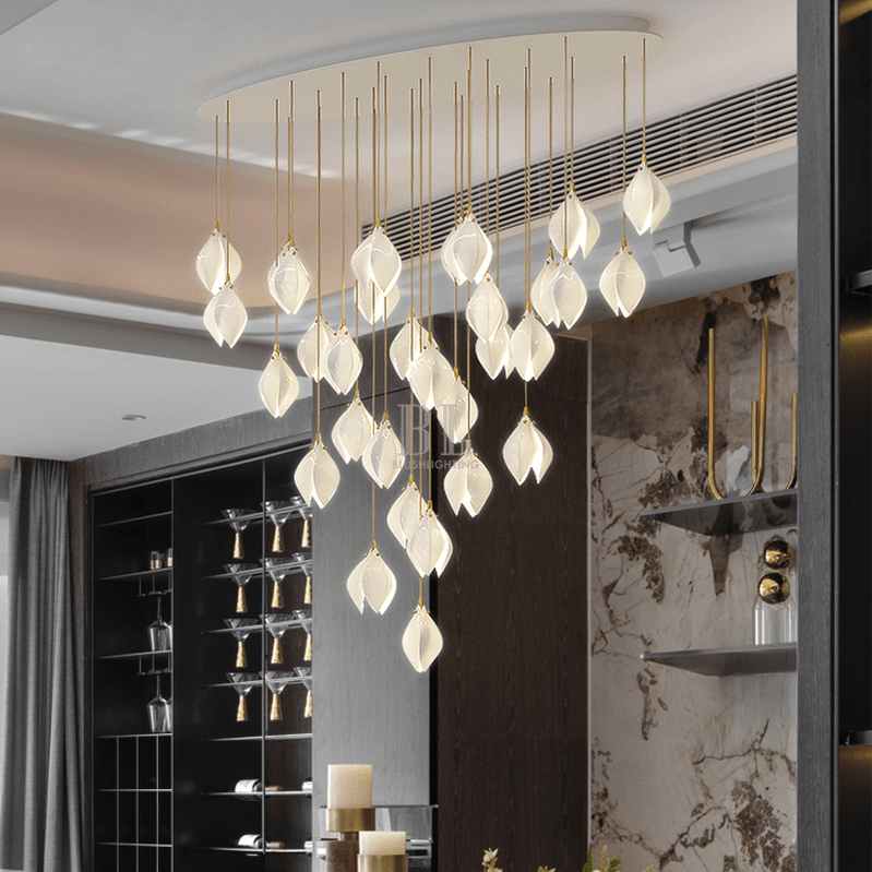 Postmodern Ceramic Branch Chandelier - Zelno Lighting