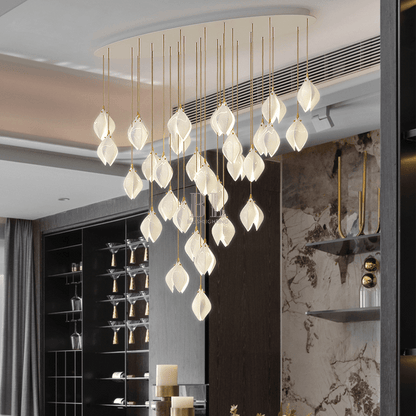Postmodern Ceramic Branch Chandelier - Zelno Lighting