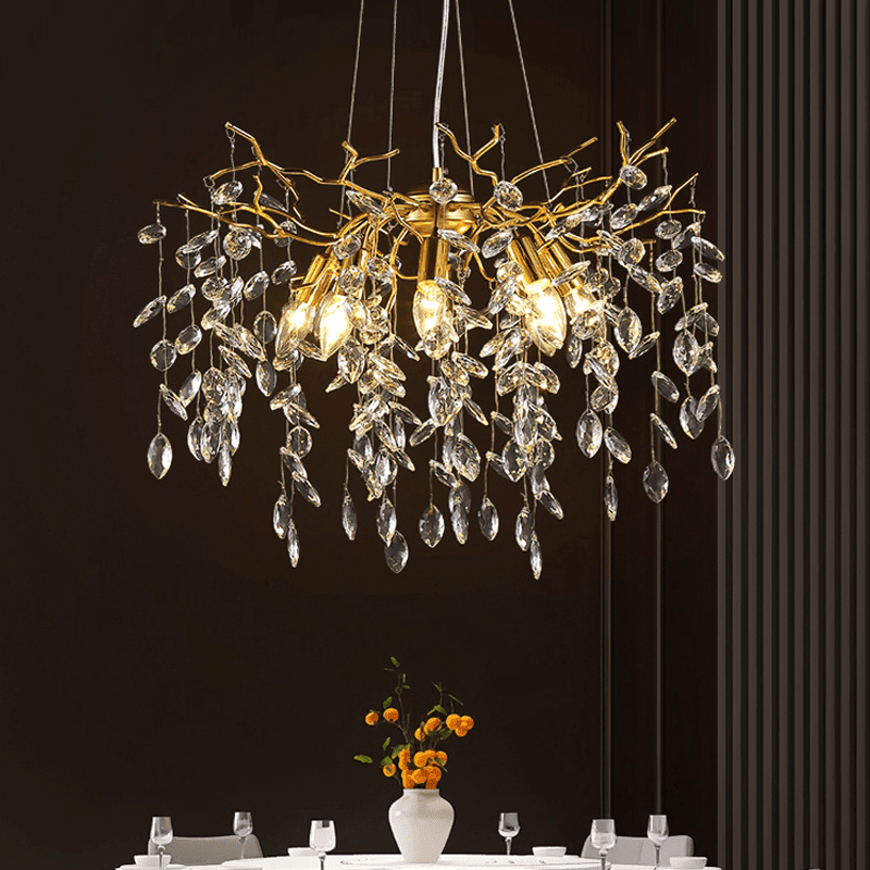 Postmodern Creative Crystal Branch Chandelier - Zelno Lighting