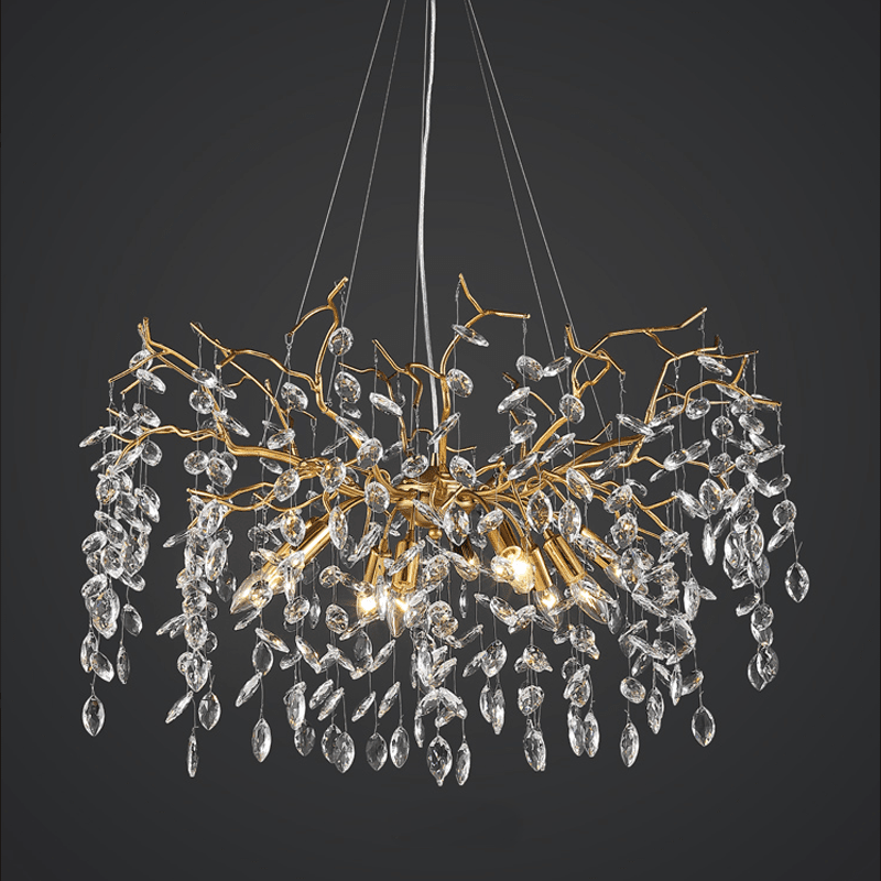 Postmodern Creative Crystal Branch Chandelier - Zelno Lighting