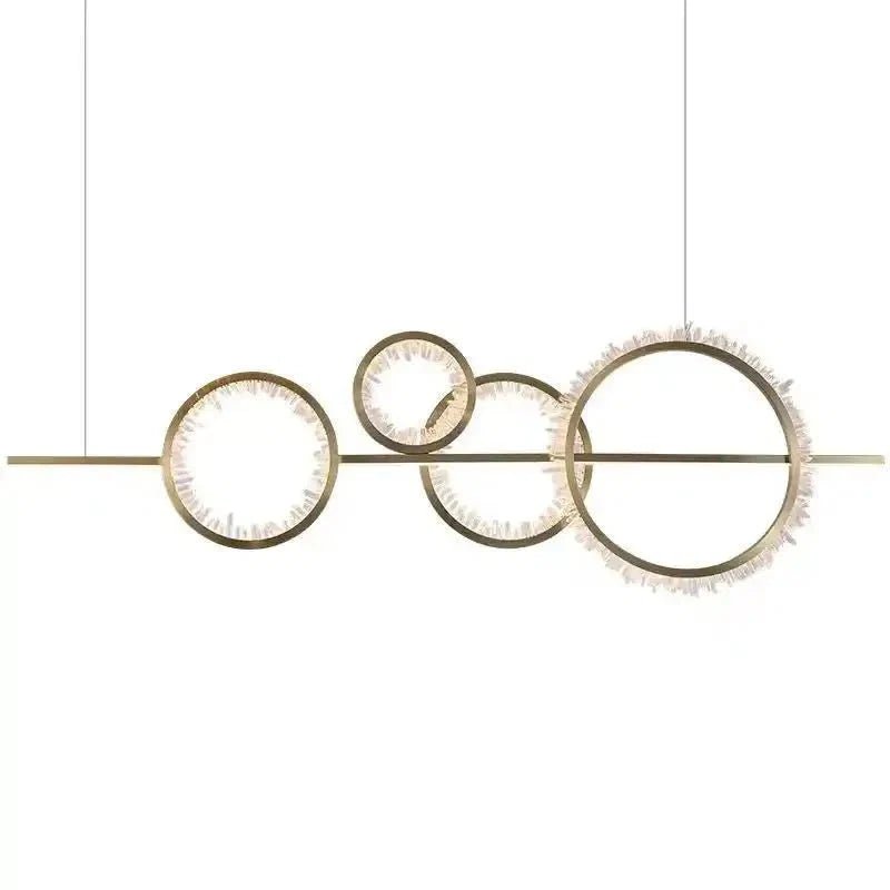 Primary Crystal Cluster Island Chandelier - Zelno Lighting