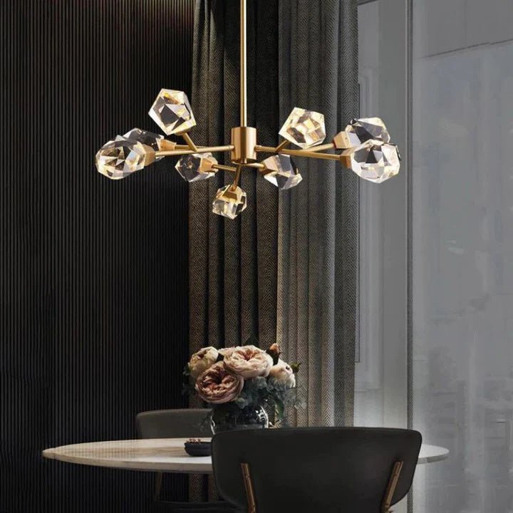 Prism Crystal Modern Chandelier - Zelno Lighting