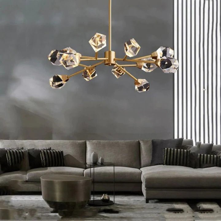 Prism Crystal Modern Chandelier - Zelno Lighting