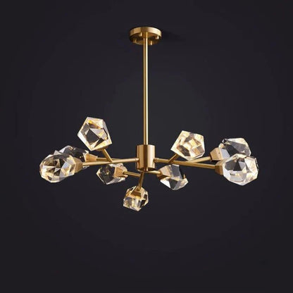 Prism Crystal Modern Chandelier - Zelno Lighting