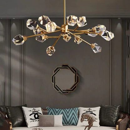 Prism Crystal Modern Chandelier - Zelno Lighting