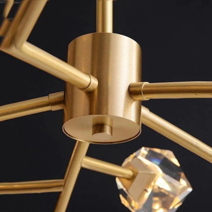 Prism Crystal Modern Chandelier - Zelno Lighting