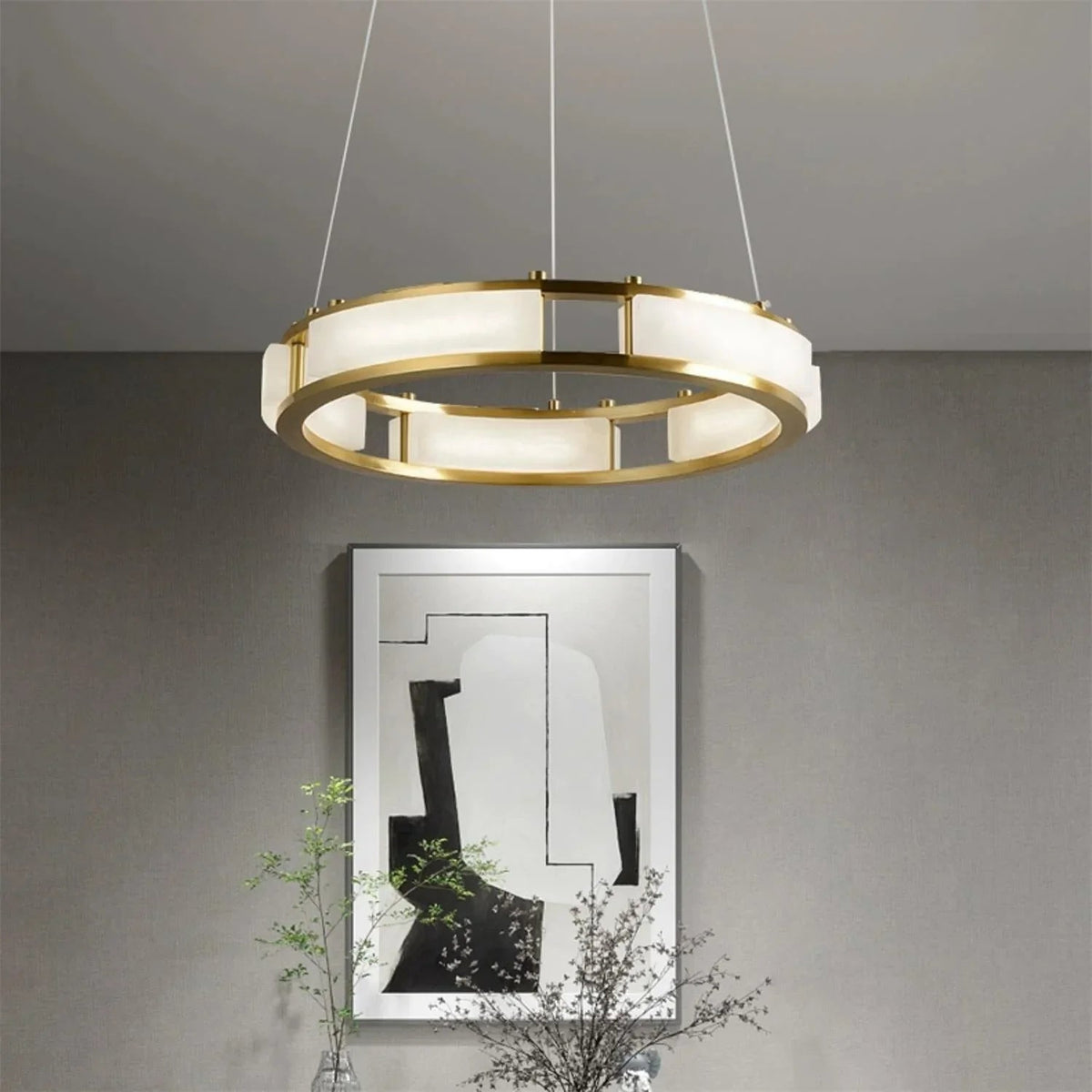 Qatar Alabaster Chandelier - Zelno