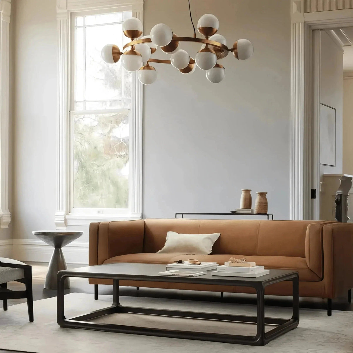 Raechelle Globe Chandelier - Zelno Lighting