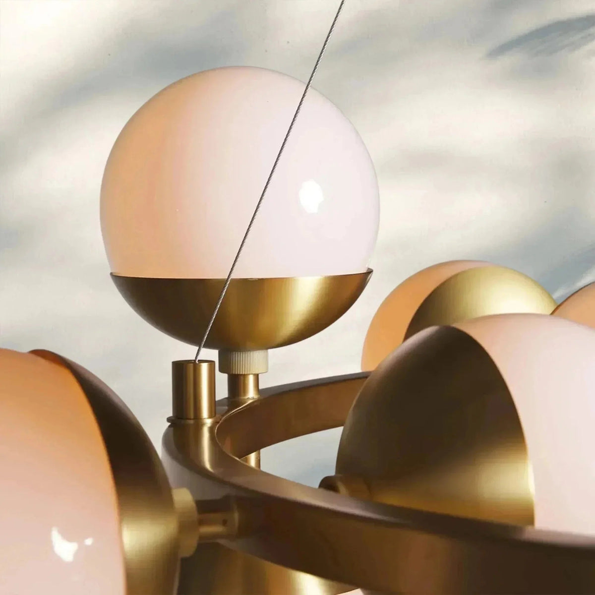 Raechelle Globe Chandelier - Zelno Lighting