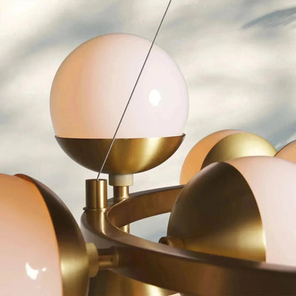 Raechelle Globe Chandelier - Zelno Lighting