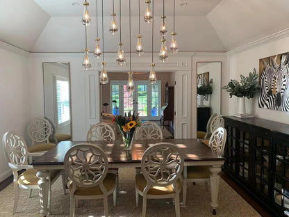 RAFZ Glass Linear Chandelier 54" - Zelno