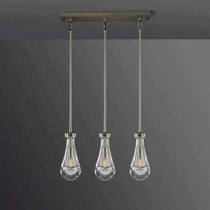 RAFZ Linear Chandelier 3-Light 22" - Zelno