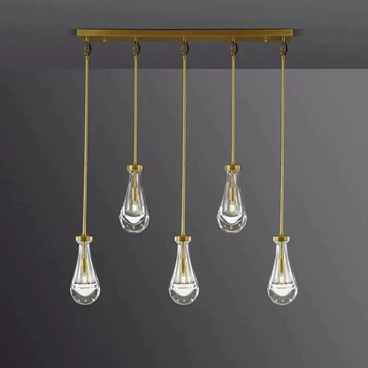 RAFZ Linear Chandelier 5-Light 36" - Zelno