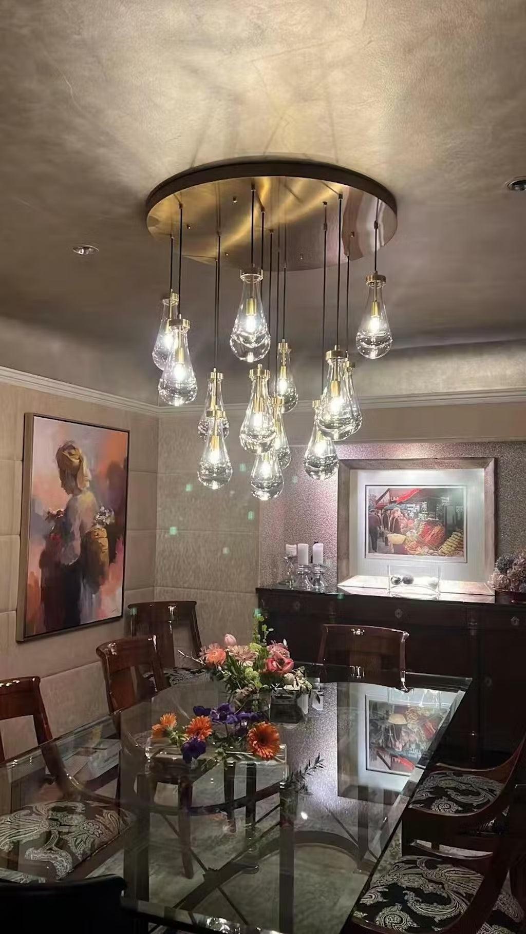 RAFZ Round Chandelier 36" - Zelno