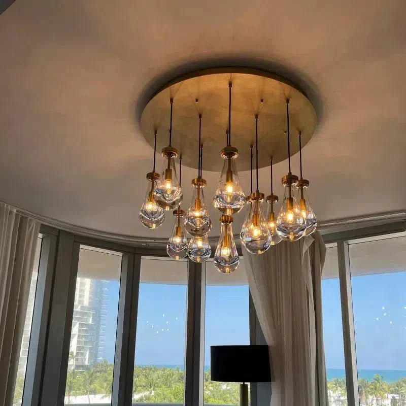 RAFZ Round Chandelier 60" - Zelno