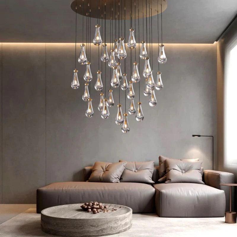 RAFZ Round Chandelier 60" - Zelno