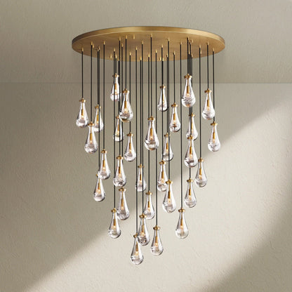 RAFZ Round Chandelier 60" - Zelno