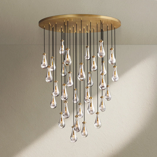 RAFZ Round Chandelier 60" - Zelno