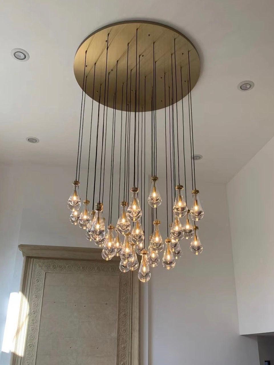 RAFZ Round Chandelier 60" - Zelno