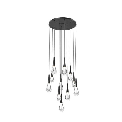Rain 11-Light Chandelier Pendant For Living room Family room Dining Room Bedroom - Zelno Lighting