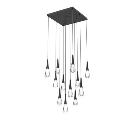 Rain 12-Light Chandelier Pendant For Living room Family room Dining Room Bedroom - Zelno Lighting